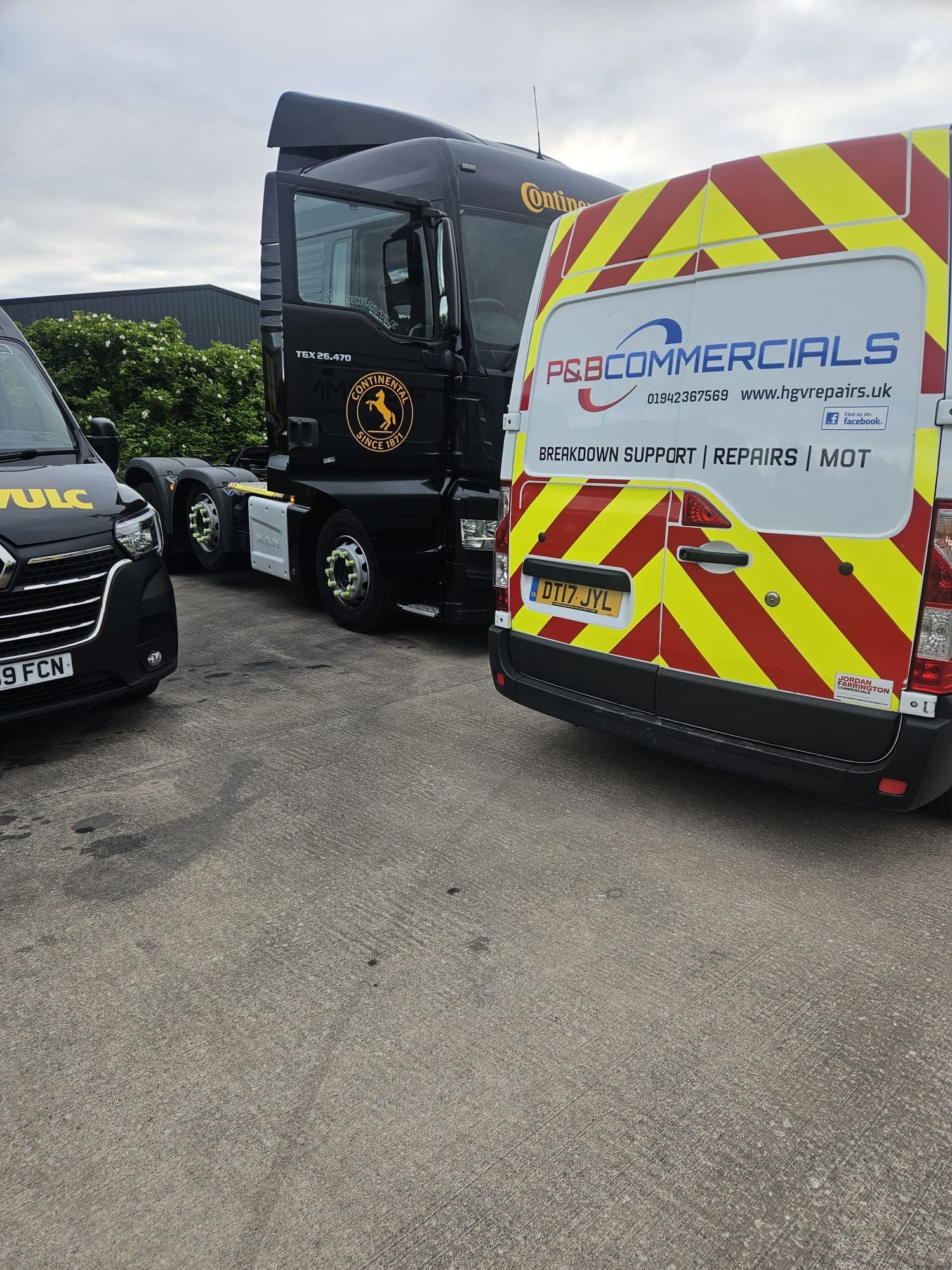 P&B Commercials HGV Callout